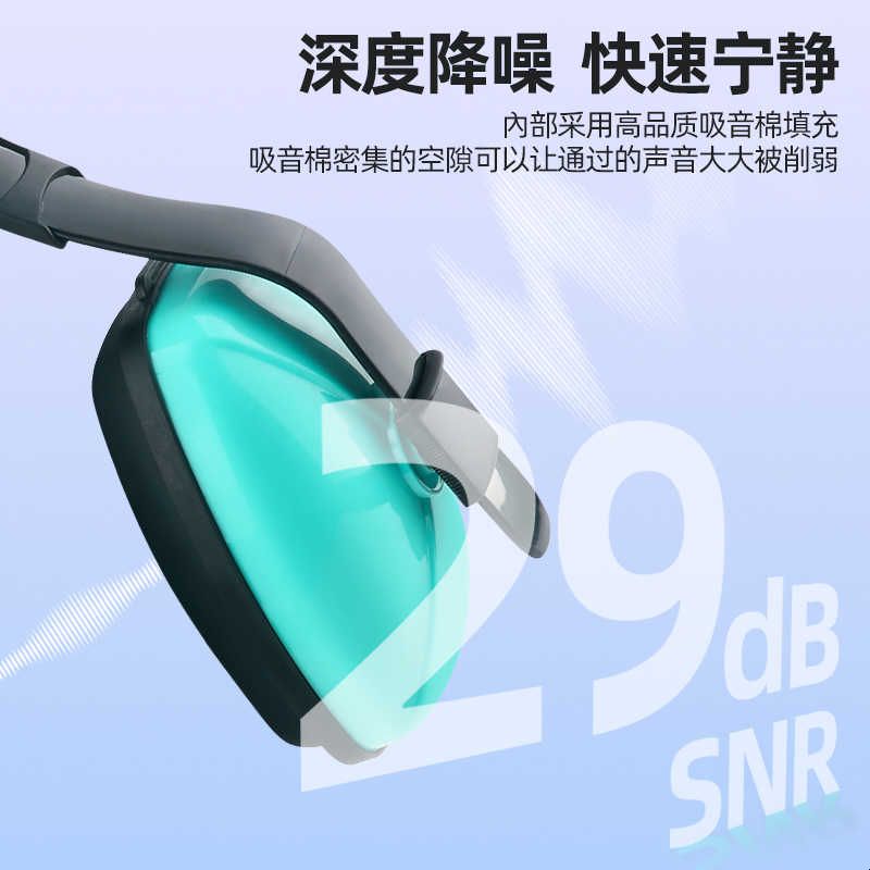 职安康隔音耳罩睡眠睡觉工业级工地防噪声静音耳机头戴式降噪耳塞图片