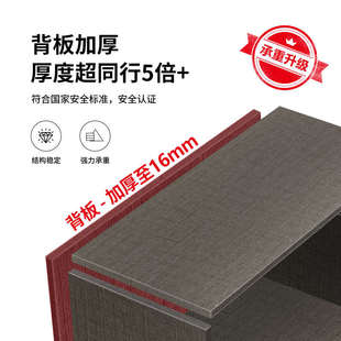 推拉门衣柜家用卧室储物收纳柜子实木生态板简约现代滑移门大衣橱