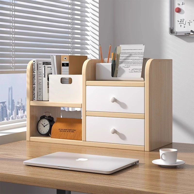 桌上收纳架子小型简易书桌置物架桌面小书柜家用书架2025新款爆款,收纳整理,书桌收纳置物架,淘宝优惠券,粉丝福利购,淘宝优惠卷