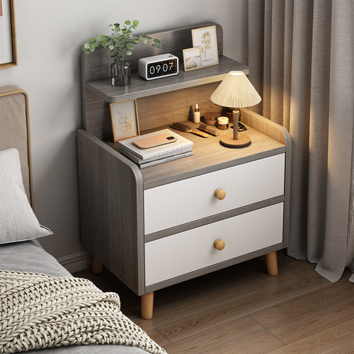 裕潭床头柜床边柜收纳置物架