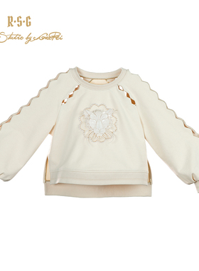 Rosestudio by Guo Pei高定系列延伸款 花瓣镂空立体猎豹卫衣