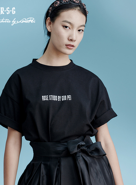 RSG郭培成衣品牌原创设计艺术插画纯棉T恤短袖女夏男女情侣款