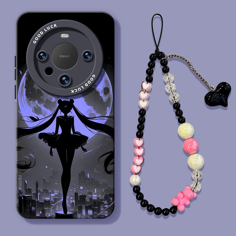 适用华为Mate70手机壳新款40可爱p60美少女战士40防摔p70女nova12带挂绳30女款pura70pro外壳mate60pro保护套
