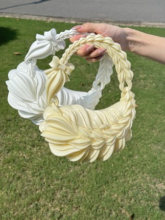 Extro Code｜麻花辫包包 长发包 软包可翻盖 原创小众设计感