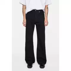 【King of Black Denim】Ac Style Flared Black Jeans, Washed and Distressed, 2021m, Versatile for Commuting