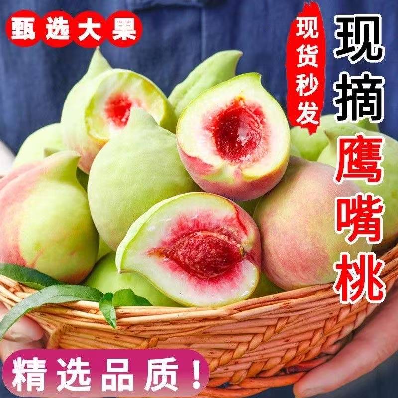 当季新鲜江西鹰嘴桃脆甜时令高端水果整箱应季罕见的毛桃子水蜜桃