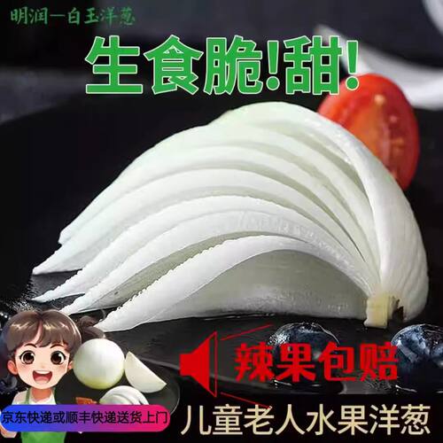 白玉水果洋葱甜味生吃脆甜真空袋