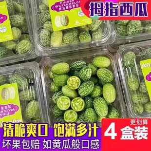 特色水果拇指西瓜新鲜果250g迷你网红母子小瓜佩普基诺稀奇生鲜