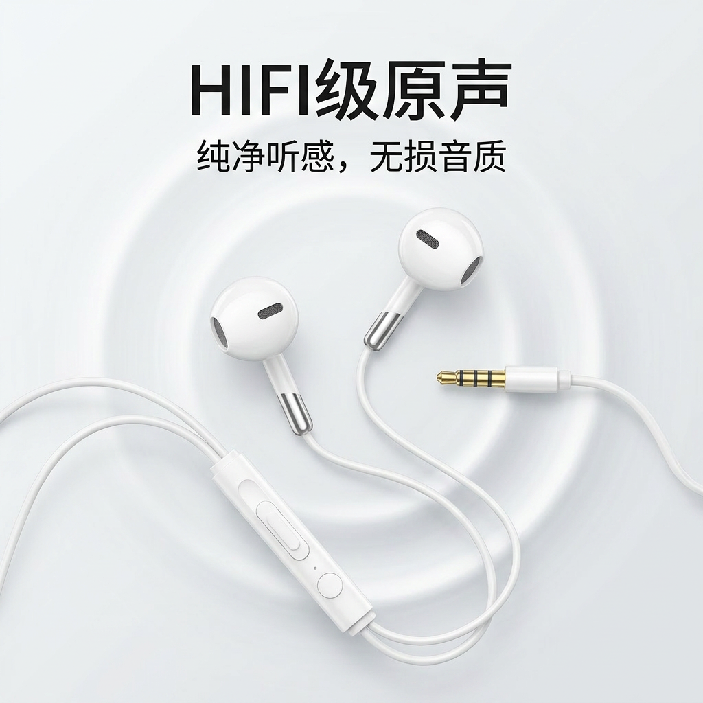 有线耳机type-c接口入耳式带麦克风适用于华为vivo小米OPPO手机