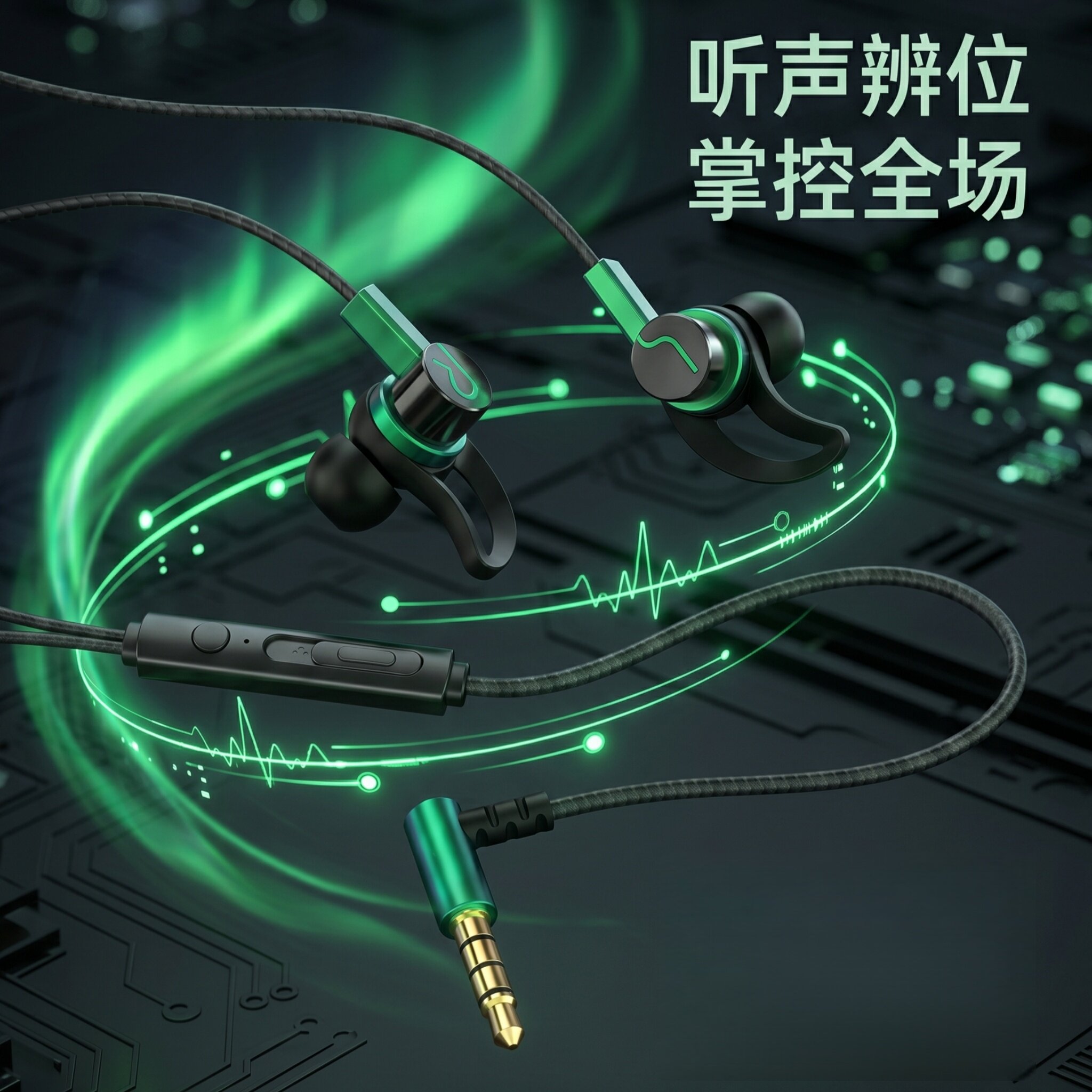 TYPE-C入耳式游戏听歌高音质全民K歌主播带麦唱歌有线耳机有线
