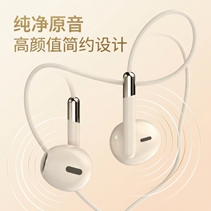 有线耳机typec接口入耳式高品质线控适用于华为OPPO小米通用游戏