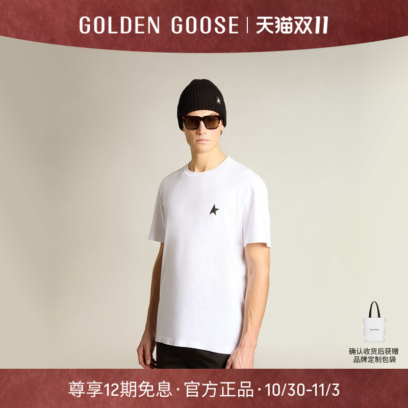 GoldenGoose圆领短袖T恤上衣