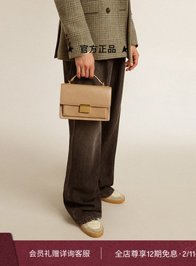 【官方正品】Golden Goose经典VENEZIA 米色中号包袋礼物GGDB