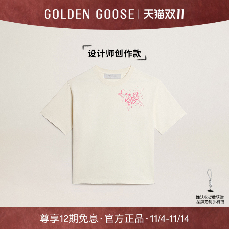 【创作款】Golden Goose女士休闲百搭短袖T恤GGDB