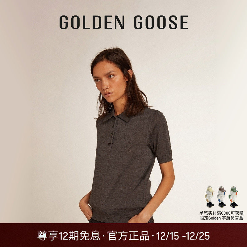 GoldenGoose女装短袖POLO衫上衣