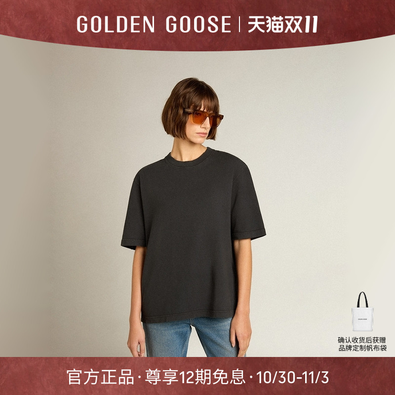 GoldenGoose圆领套头运动T恤