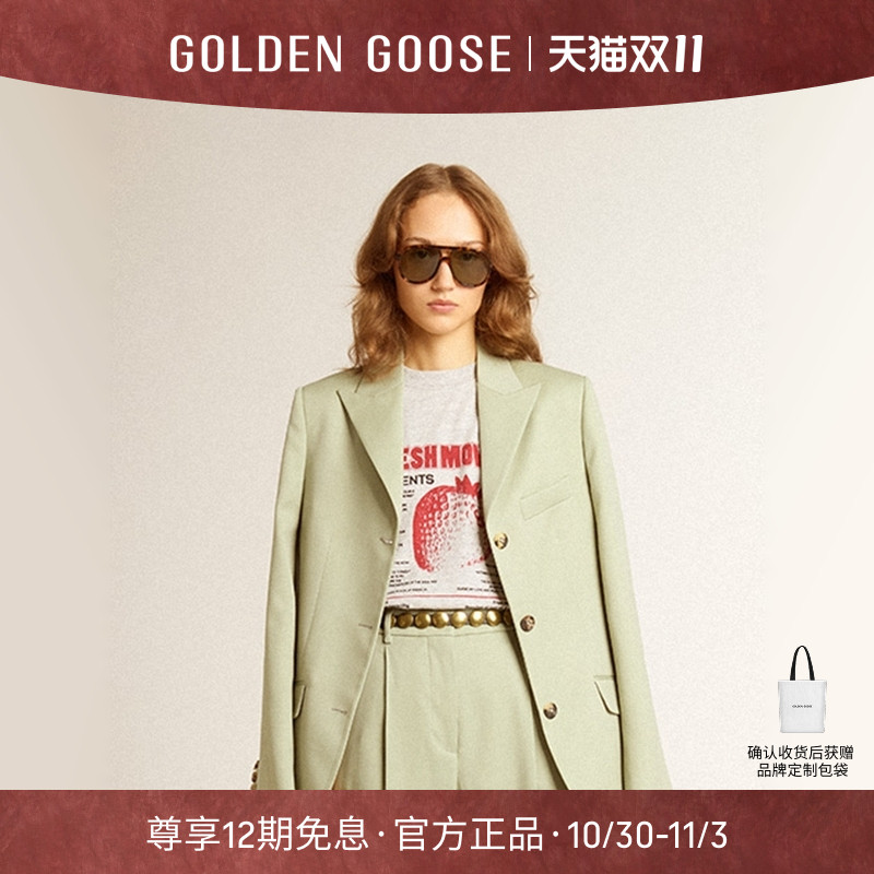 Golden Goose女士Journey系列草莓印花T恤GGDB