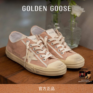 Golden Goose 女鞋 GGDB Star奶油色休閑粉色板鞋