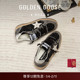 Star黑色亮片休闲脏脏鞋 Golden Goose女Ball GGDB