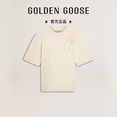 Golden Goose男女蛇形刺绣T恤新款GGDB
