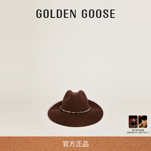 Golden Goose男女同款 羊毛復(fù)古帽子GGDB 明星同款