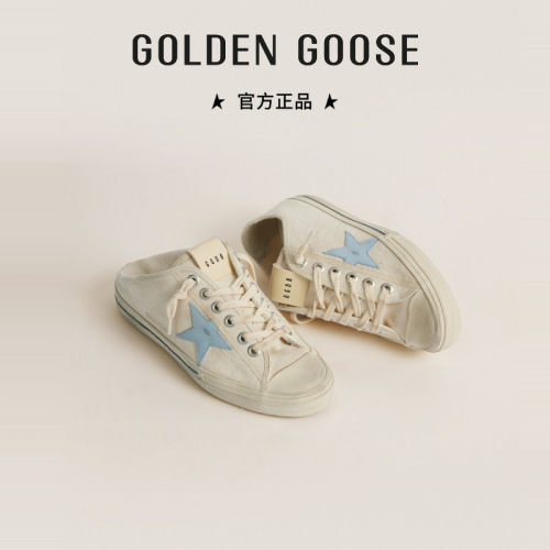 Golden Goose 女V-Star可踩两穿休闲板鞋脏脏鞋GGDB