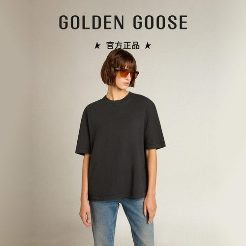 GoldenGoose圆领套头运动T恤