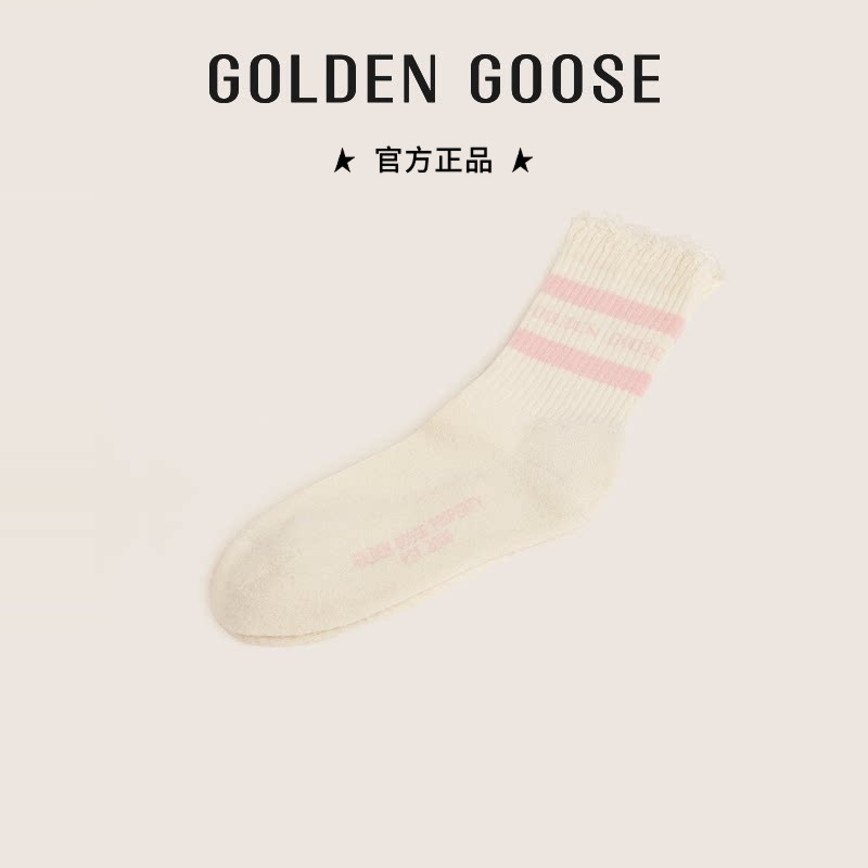 GoldenGoose男女士条纹短袜图片