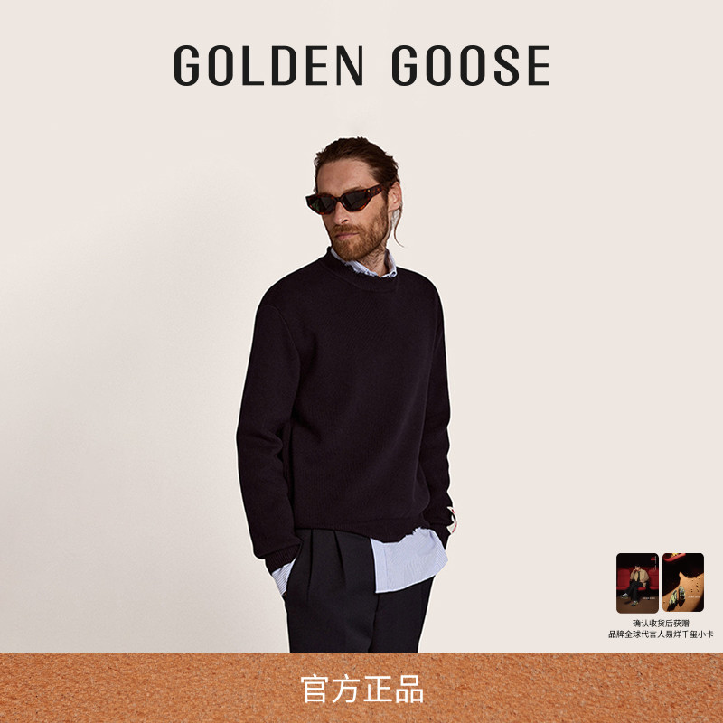 GoldenGoose圆领针织衫卫衣