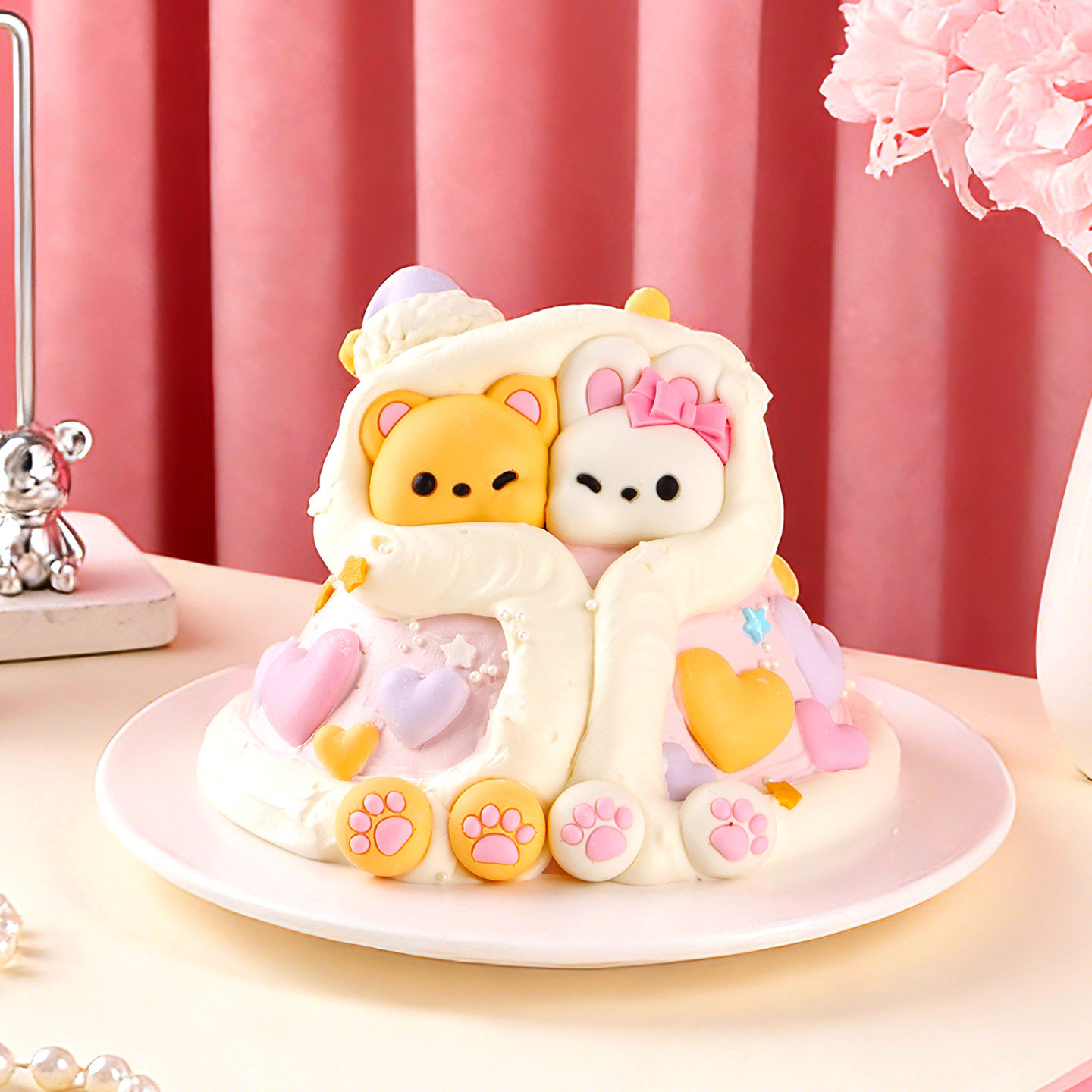 网红贴贴熊巧克力情人节蛋糕装饰摆件卡通情侣小熊甜品烘焙点缀,零食/坚果/特产,巧克力制品,淘宝优惠券,粉丝福利购,淘宝优惠卷