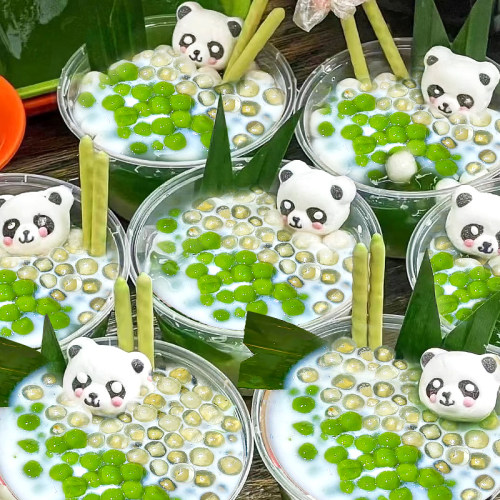 网红爆款熊猫冰粉材料配料全套