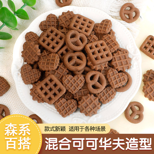 华夫蝴蝶结饼干蛋糕装饰