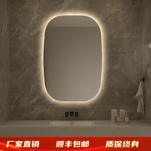 梳妆镜 异形浴室镜led灯智能镜led带灯触控感应装 饰镜卫生间挂墙式
