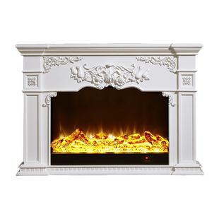 美式壁炉柜仿真火取暖炉法式实木1米成品壁炉架欧式壁炉玄关柜