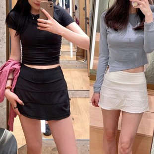 luludarling运动网球裙女Pace rival防走光高腰短裙瑜伽健身百褶