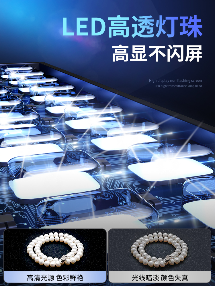 摄影棚80CM小型补光灯拍照道具拍产品小影棚拍摄灯柔光箱静物照相