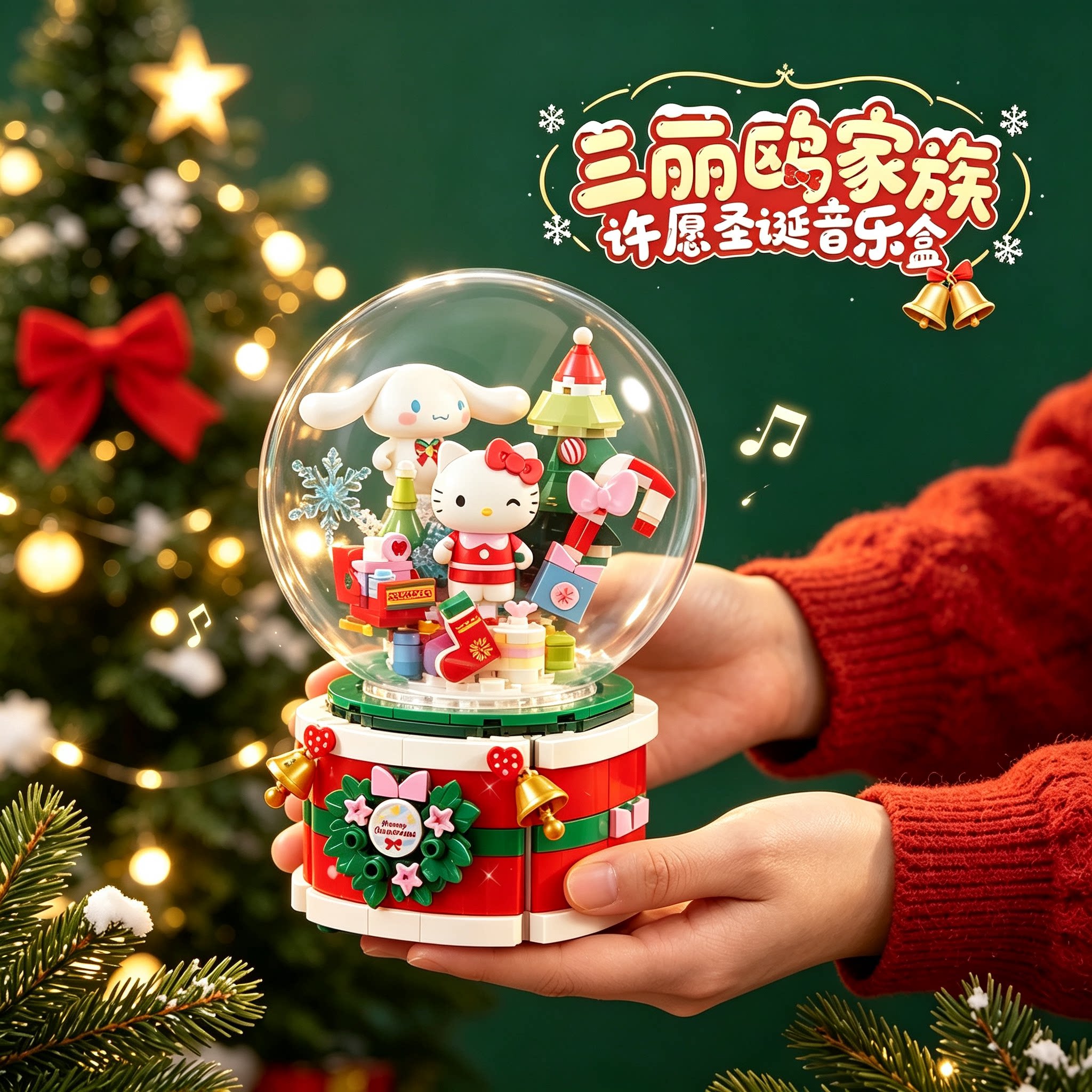 圣诞礼物】正版hellokitty八音盒