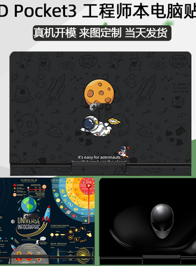 适用GPD pocket4  Pocket3 工程师本8英寸P3 MAX电脑贴纸机身膜笔膜MicroPC外壳膜pocket2笔记本保护膜