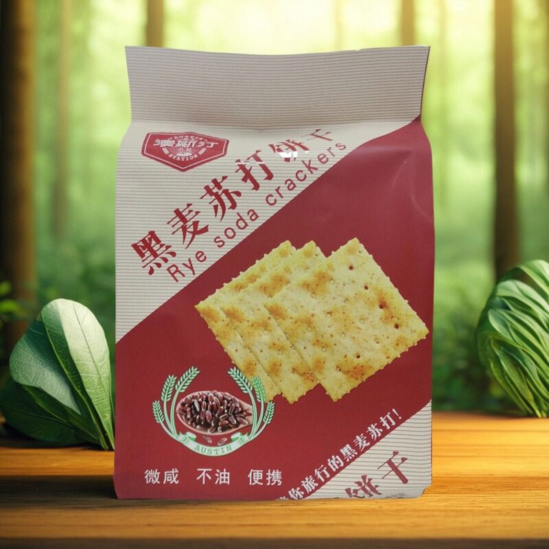 澳斯汀高纤奇亚籽苏打饼干黑麦苏打饼干发酵饼干饱腹微咸不油便携,零食/坚果/特产,发酵饼干,淘宝优惠券,粉丝福利购,淘宝优惠卷