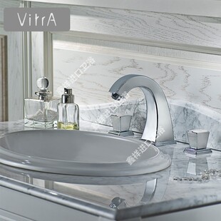 VitrA威达波旁王朝系列三孔面盆台盆水龙头A42339