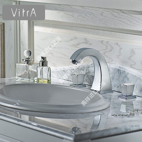 VitrA威达波旁王朝系列三孔面盆台盆水龙头A42339