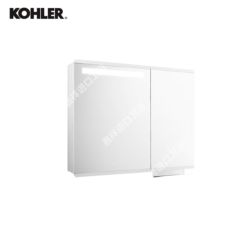 科勒（KOHLER）亲悦镜柜浴室柜卫生间带灯镜柜梳洗化妆镜防雾镜面