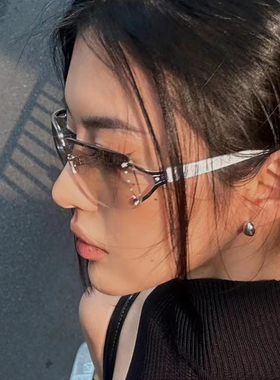 欧美墨镜女千禧风辣妹Y2K眼镜