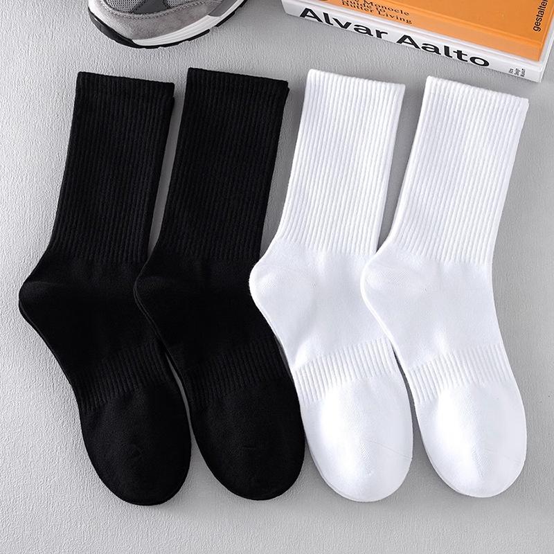 长筒纯棉防臭吸汗运动长袜