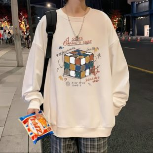 圆领卫衣男款无帽衣服男2025新款春秋季秋款男士套头上衣秋季薄款