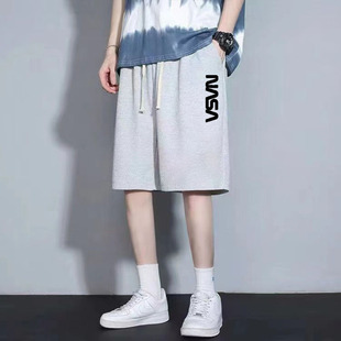 五分裤 男ins潮牌休闲运动裤 短裤 衩子 中裤 子宽松大裤 2025新款 夏季