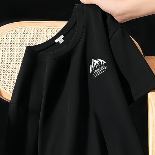 短袖t恤男士夏季2026新款潮牌薄款凉感休闲情侣装打底上衣服t