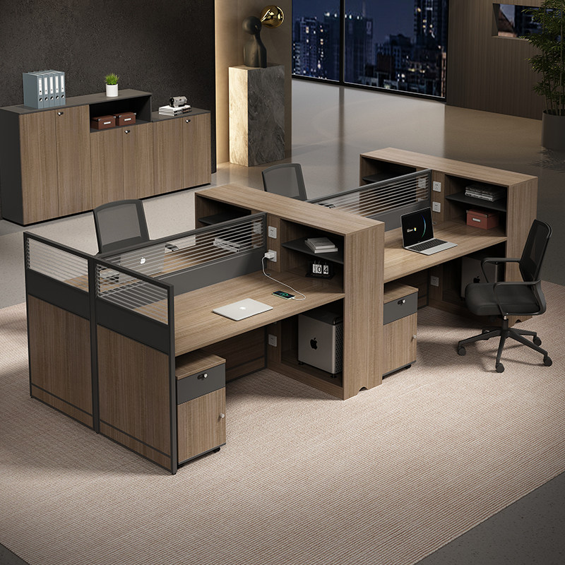 职员桌椅组合带屏风办公桌员工位简约现代办公室电脑桌卡座6人位,商业/办公家具,组合/屏风工作位,淘宝优惠券,粉丝福利购,淘宝优惠卷