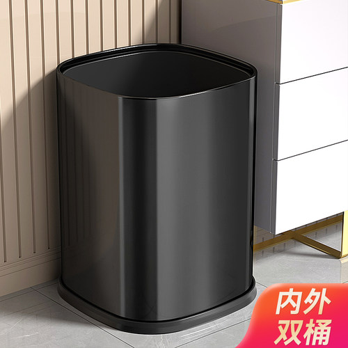 2025新款不锈钢垃圾桶大容量