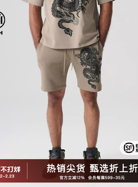 TCH潮牌2025夏季新款烫钻复古女士短裤休闲短裤男T72B216038